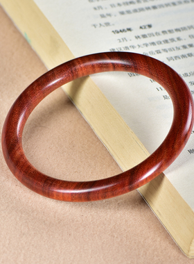 原木打磨时尚硕亨紫檀手镯原创