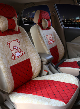 御捷E330道爵坐垫套比德文M6M7瑞易L3四轮电动汽车座套全包四季布