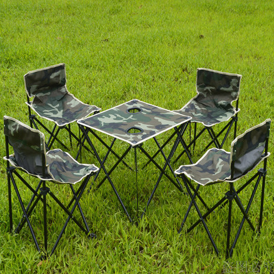 野餐桌烧烤桌自驾游帆布桌椅露营