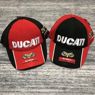 杜卡迪帽子摩托车棒球帽F1车迷ducati赛车女车队刺绣户外鸭舌帽