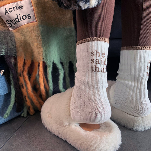 LookSocks潮牌shesaid堆堆袜