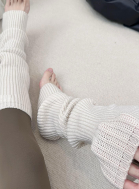 秋冬厚实保暖显瘦修饰腿型袜套瑜伽袜套