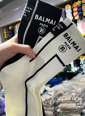 LookSocks新款字母布标后跟纯棉男女小众ins个性洋气网红潮搭