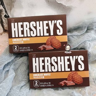 华夫饼 S好时瓦夫巧克力薄脆饼干大盒分享装 HERSHEY 韩国进口零食