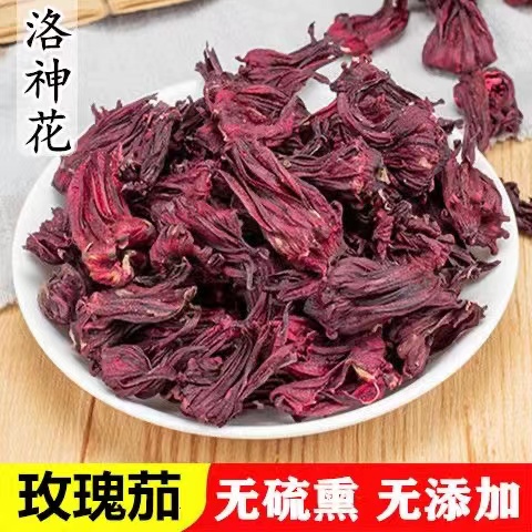 云南洛神花茶玫瑰茄正品500g干果新鲜非特级果脯落神花干花水果茶-封面