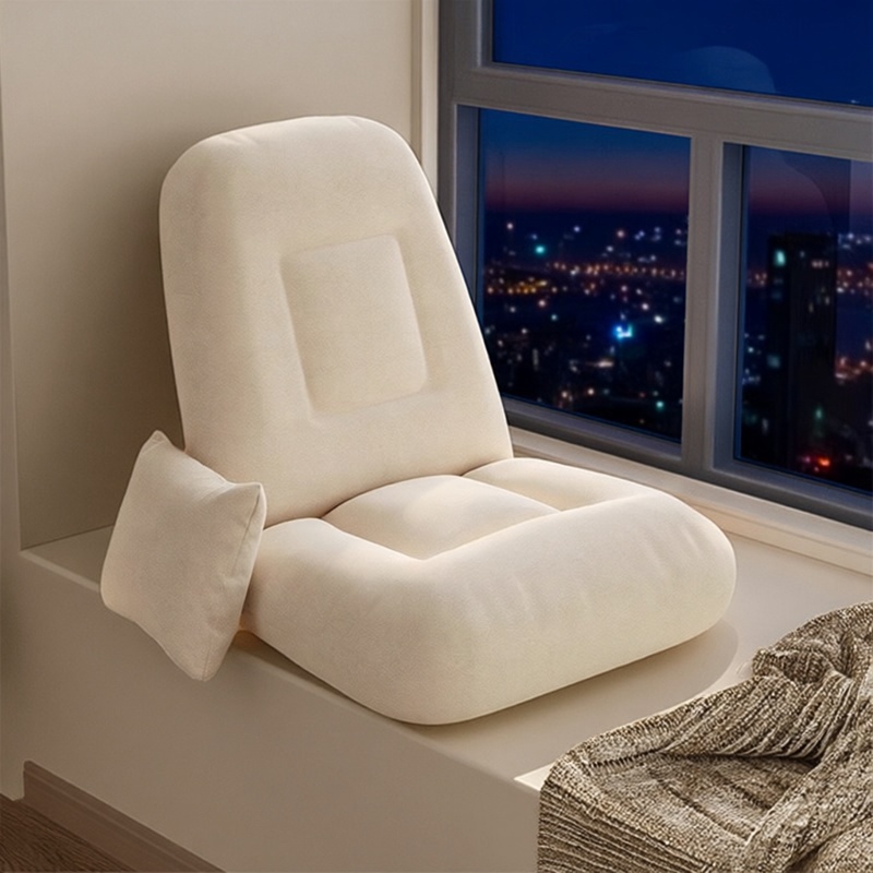 懒人沙发折叠飘窗榻榻米可躺可睡坐垫阳台休闲靠背座椅单人小沙发