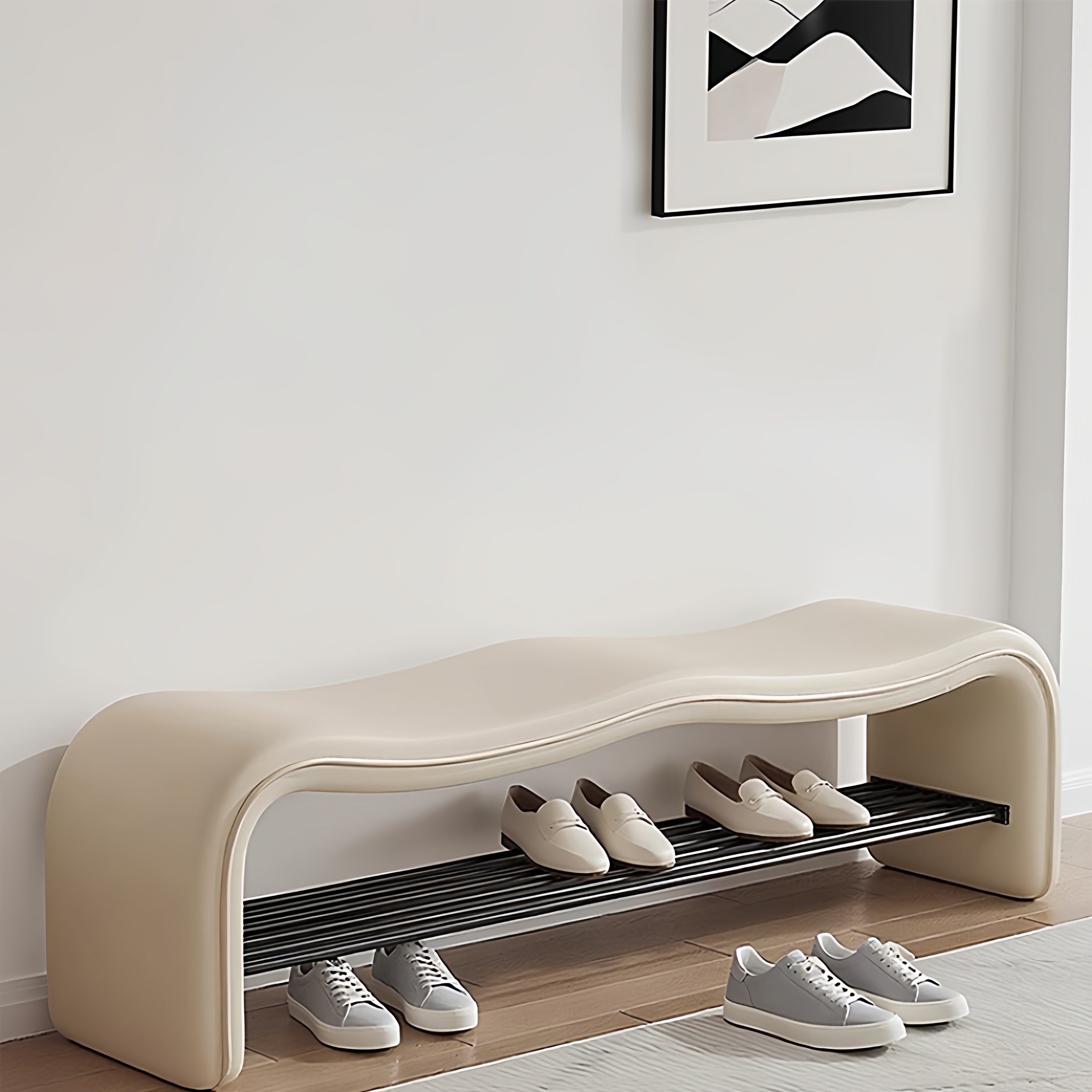 换鞋凳轻奢高级感床尾凳沙发凳