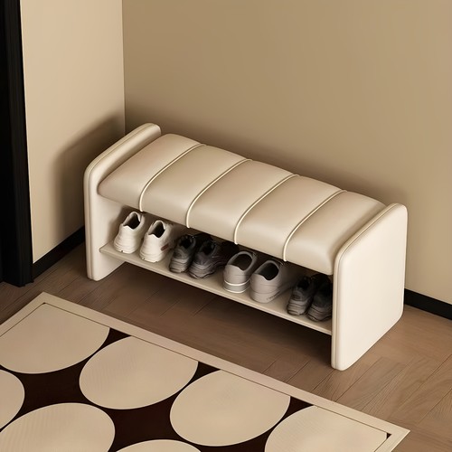 换鞋凳家用门口入户玄关穿鞋凳创意客厅长条凳子轻奢高级感床尾凳