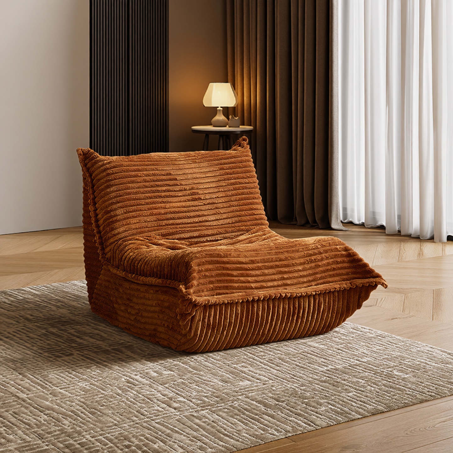 懒人沙发毛毛虫沙发可躺可睡