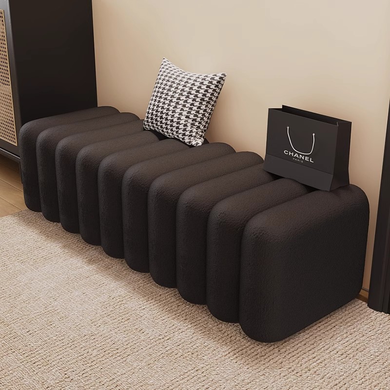 换鞋凳家用门口轻奢高级卧室床尾凳入户进门穿鞋凳试衣间长条凳子