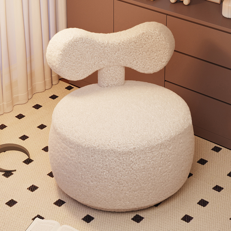 小凳子家用矮凳靠背客厅轻奢高级感茶几沙发凳创意板凳坐墩换鞋凳