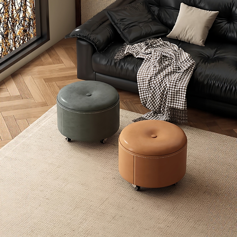 万向轮小凳子软包静音滑轮