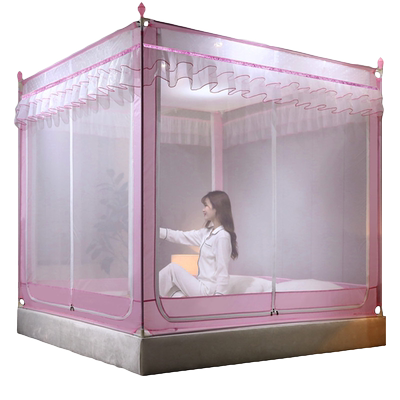蚊帐新款坐床三门儿童公主蒙古包