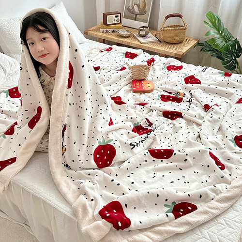 牛奶绒羊羔绒午休毯沙发毯盖毯