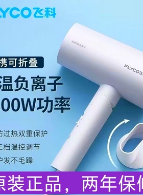 正品飞科负离子吹风机家用可折叠护发吹风筒宿舍发廊便携式FH6277