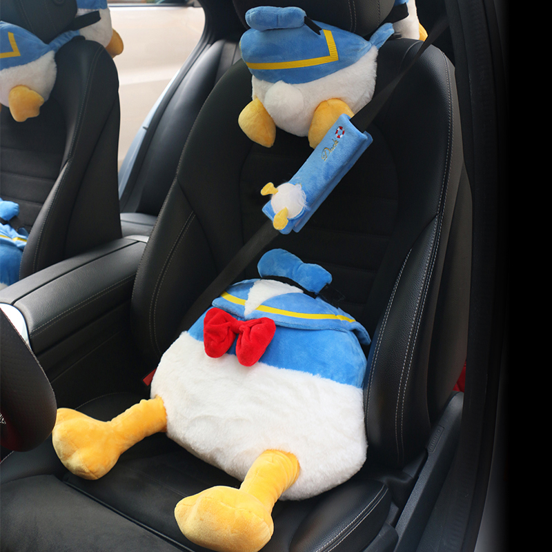 纸巾袋唐老鸭安全带套装车内抱枕