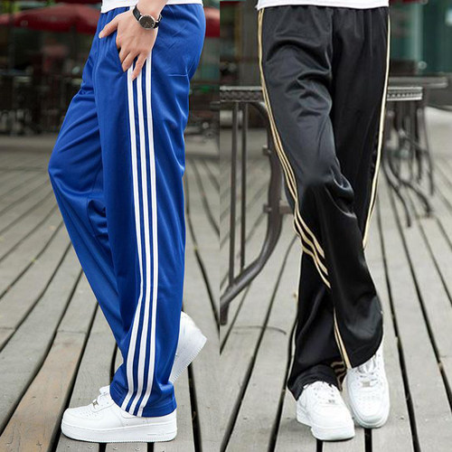 男女光面滑料不起球学生情侣裤