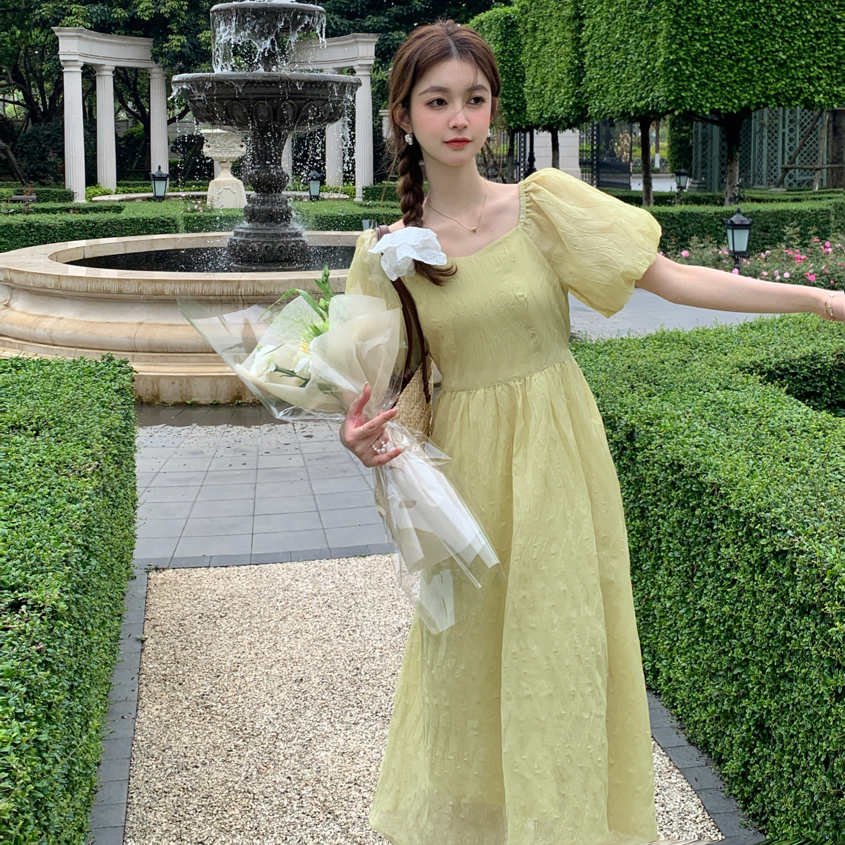 大货已出定制面料波浪肌理感连衣裙286-956-P115-K168,女装汉服/婚纱/旗袍/礼服,安雅