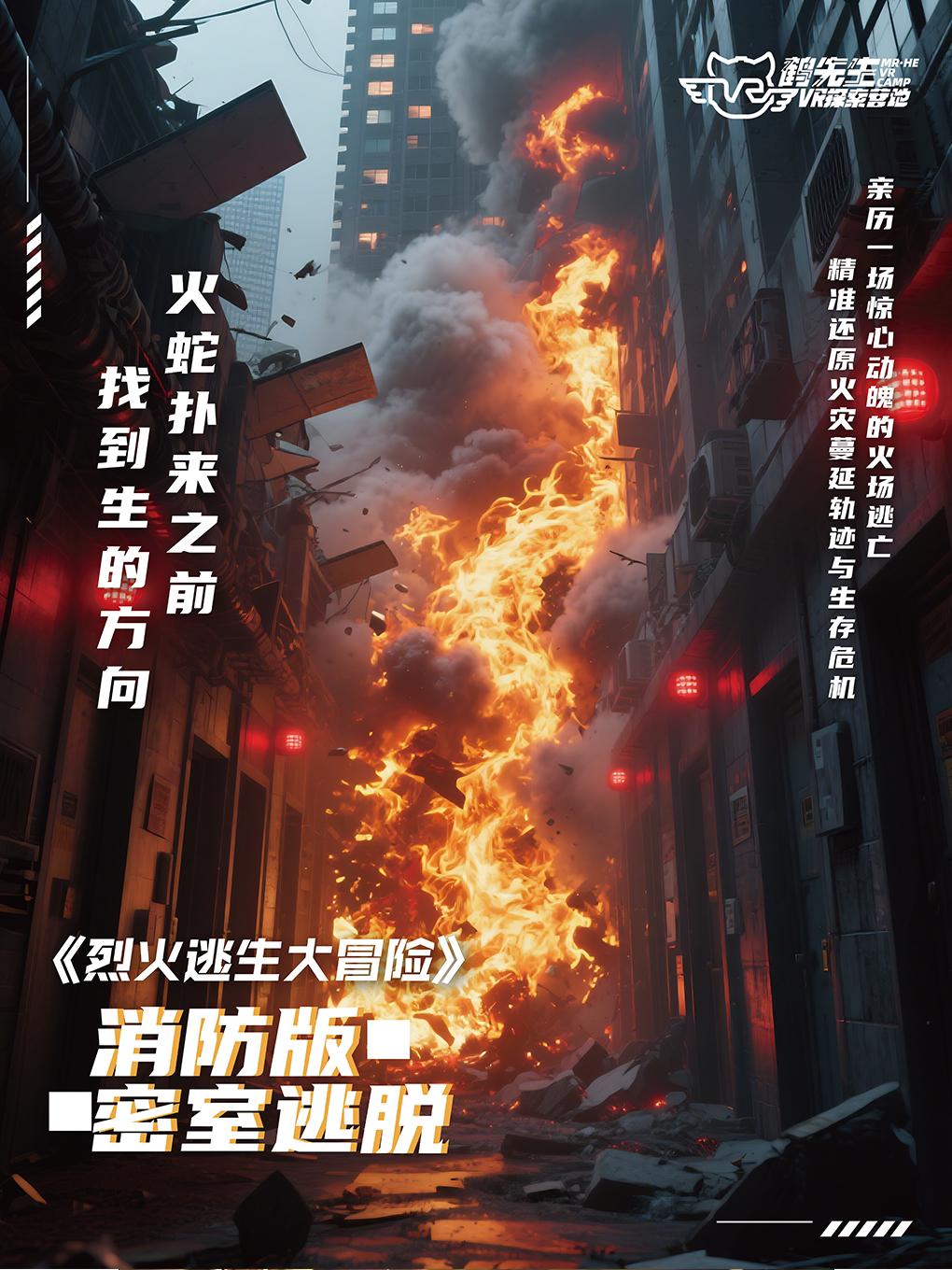 南平鹤先生 | 烈火逃生大冒险VR展