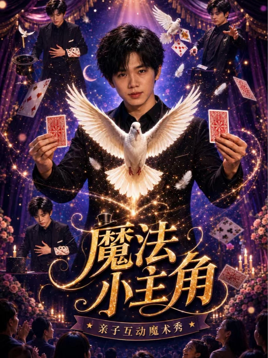 【无锡】「亲子魔术」沉浸互动|爆笑喜剧魔术《魔法小主角》|假期必看亲子剧|戏丸子@融创茂