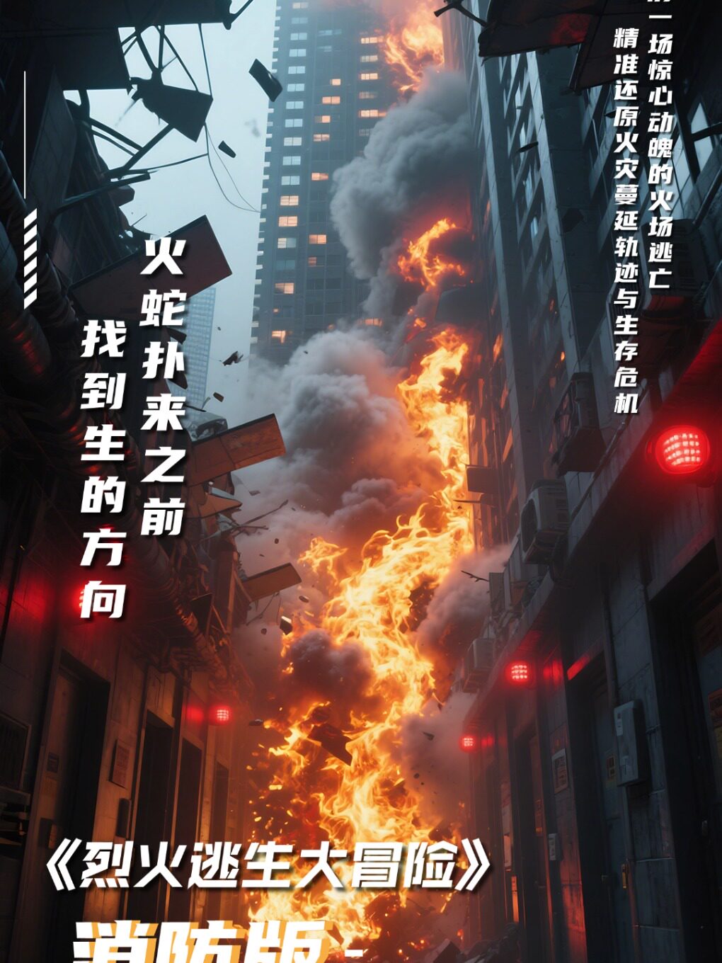 《烈火逃生大冒险》VR沉浸式探索体验展