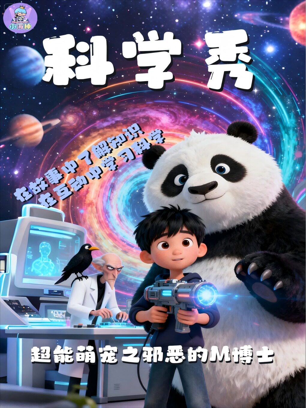 大连儿童剧《科学秀——超能萌宠之邪恶的M先生》·小海神I剧情互动·现场实验