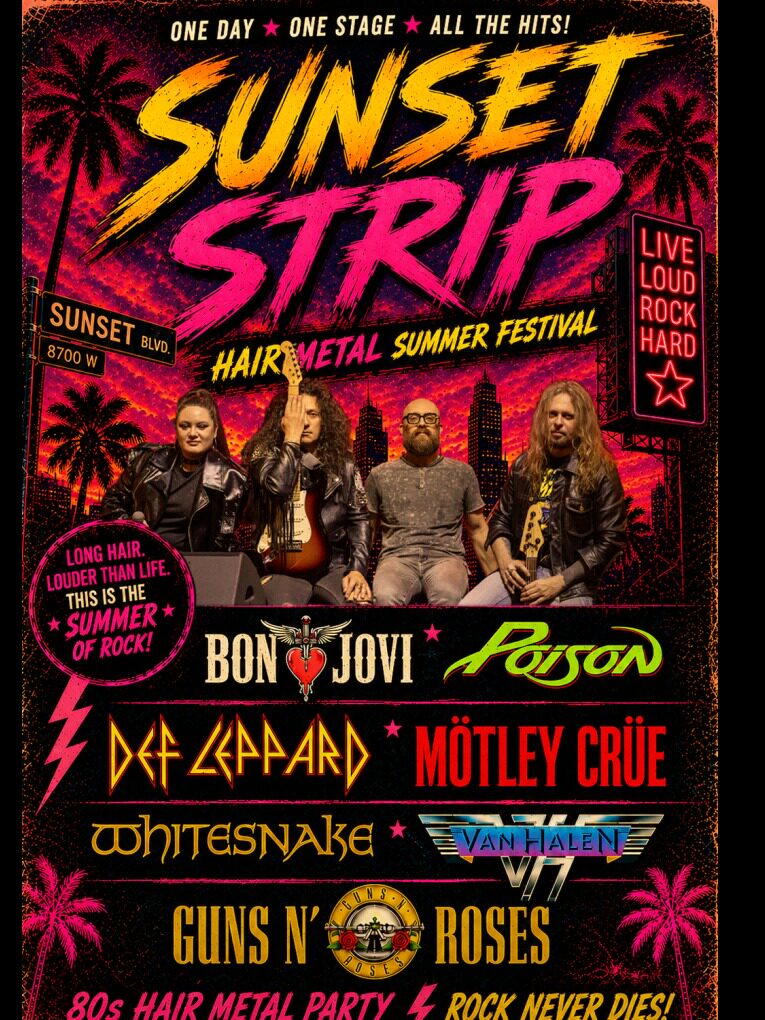 【上海】SUNSET STRIP Hair Metal Summer Festival 日落大道摇滚之夜