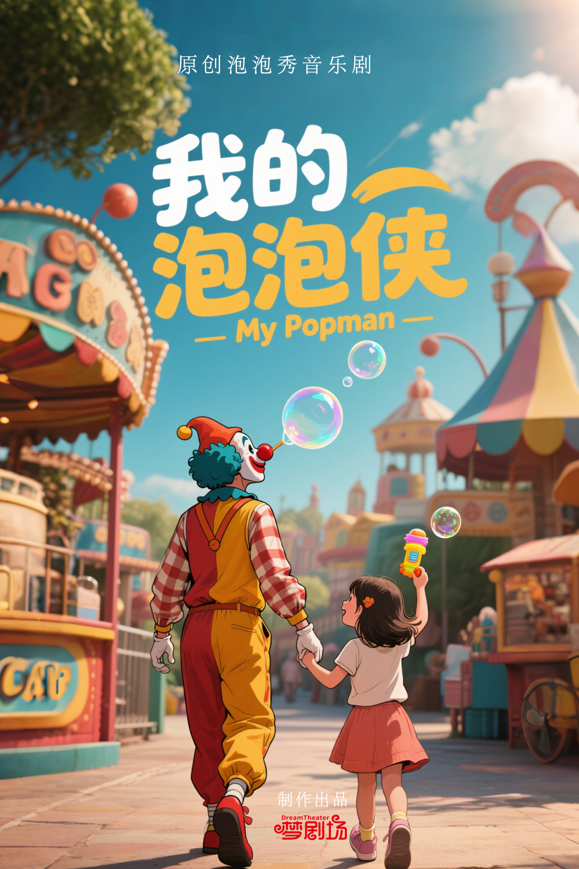 上海【宝山】梦剧场原创泡泡秀音乐剧《我的泡泡侠》