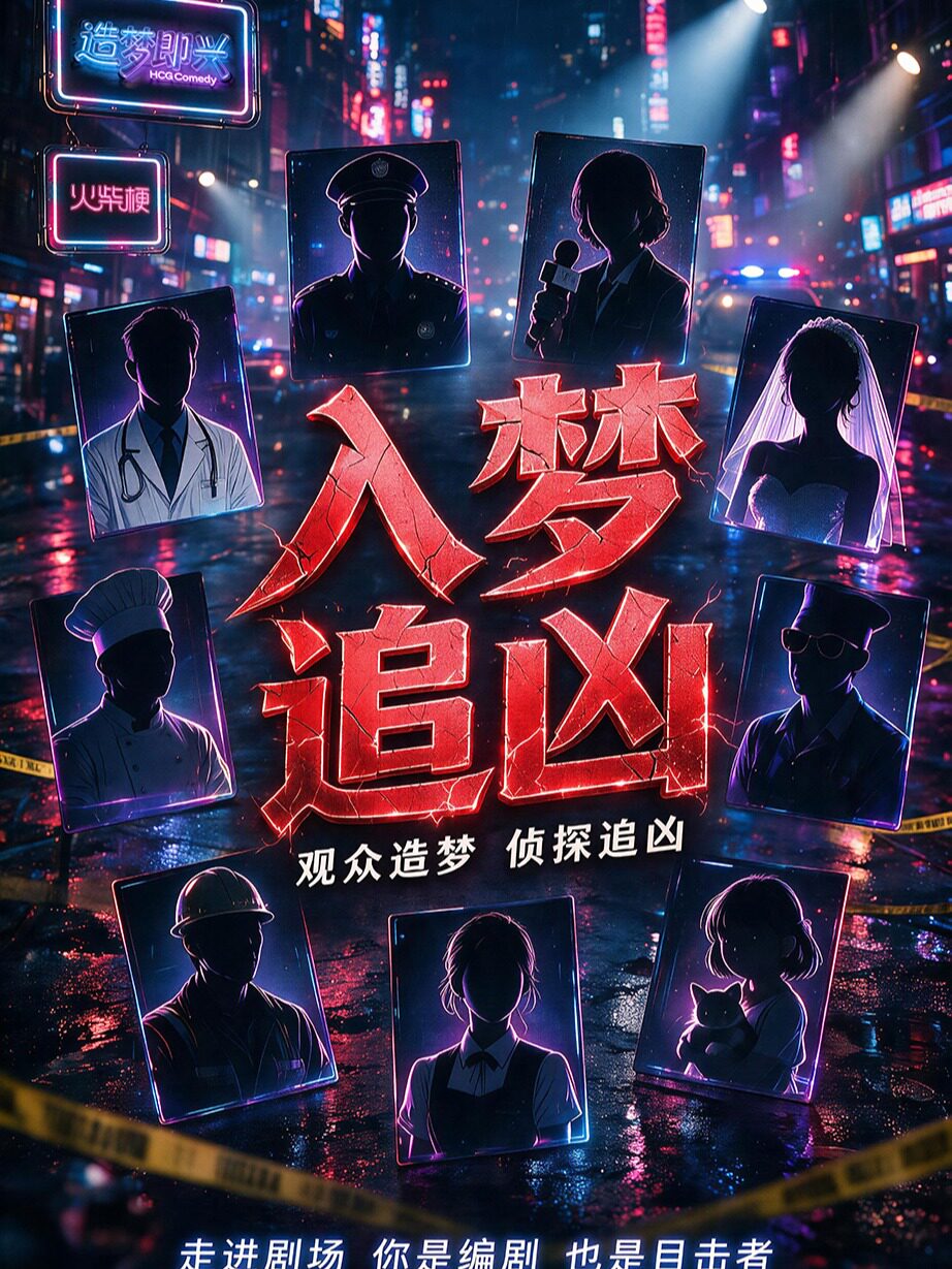 【石家庄】悬疑爆笑喜剧《入梦追凶》｜观众造梦 侦探追凶
