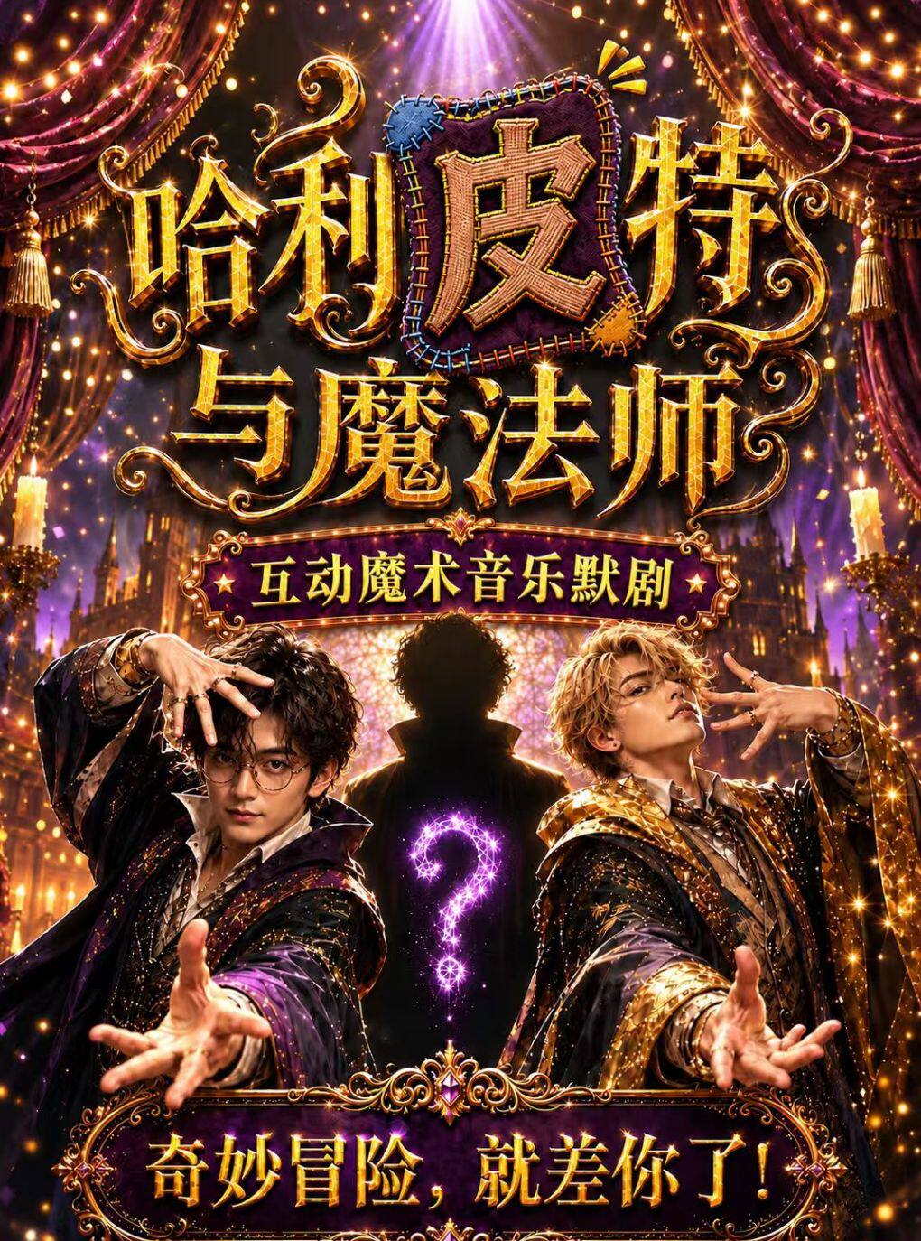 热门活动-【西安】【天恩剧院（总部）】《哈利皮特与魔法师》互动魔术音乐默剧
