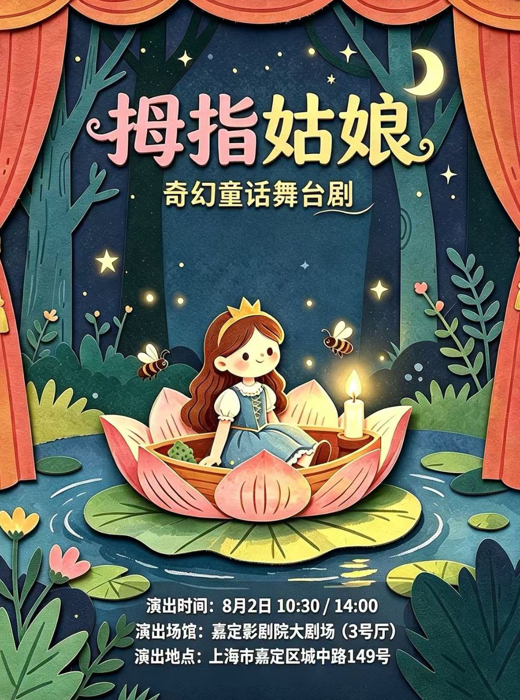 【上海】高分儿童剧《拇指姑娘》