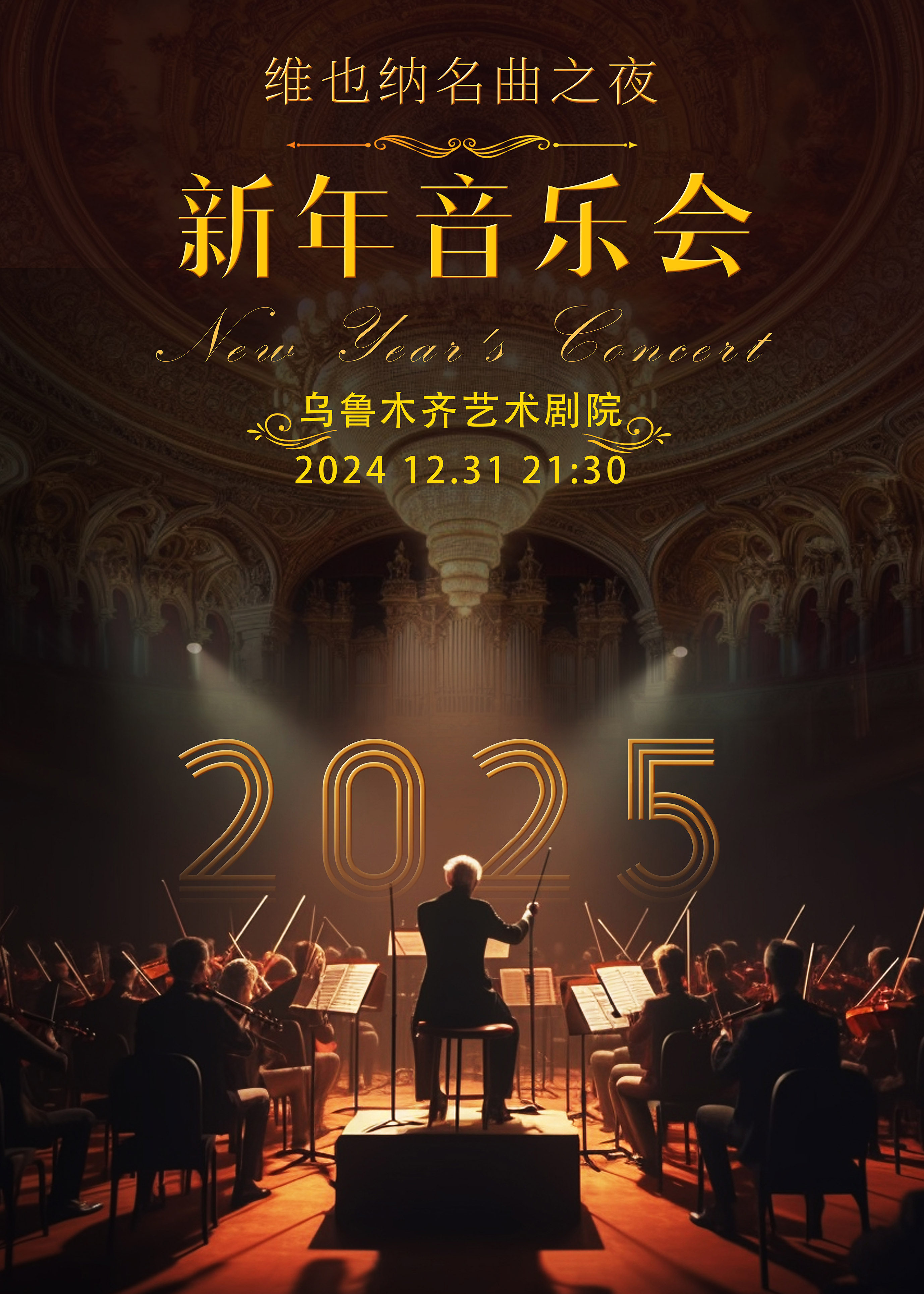 乌鲁木齐 · 维也纳新年名曲之夜2025新年交响音乐会—