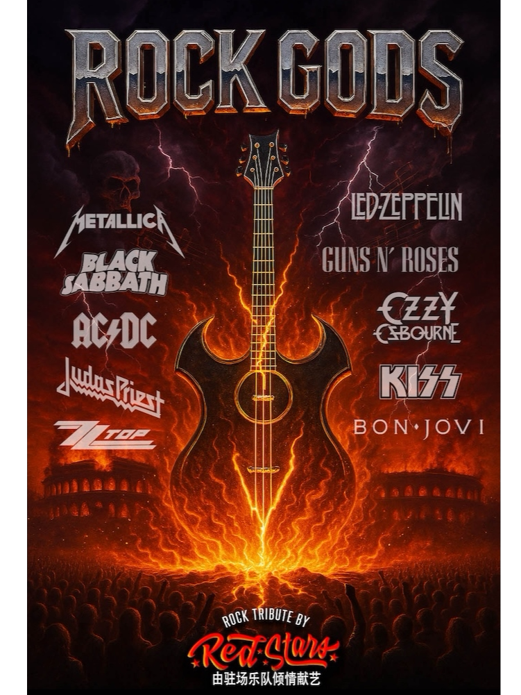 上海摇滚众神驾临珍珠！ROCK GODS ARE COMING TO THE PEARL!