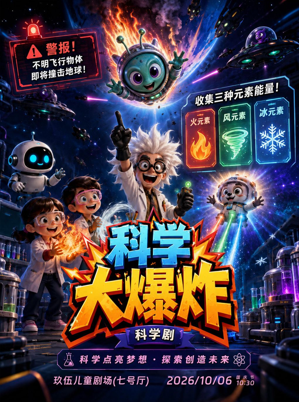 【沈阳】魔幻科学互动秀丨《科学大爆炸》