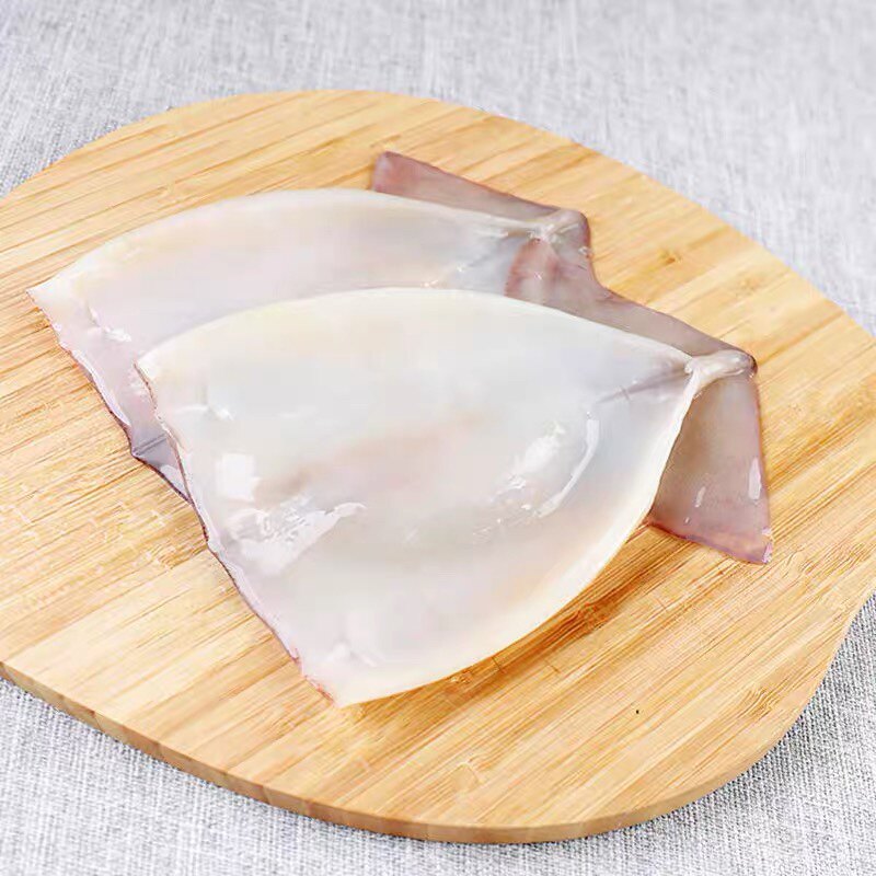 去内脏大鱿鱼片鱿鱼新鲜冷冻鱿鱼片铁板烧烤火锅自助餐饮批发商用