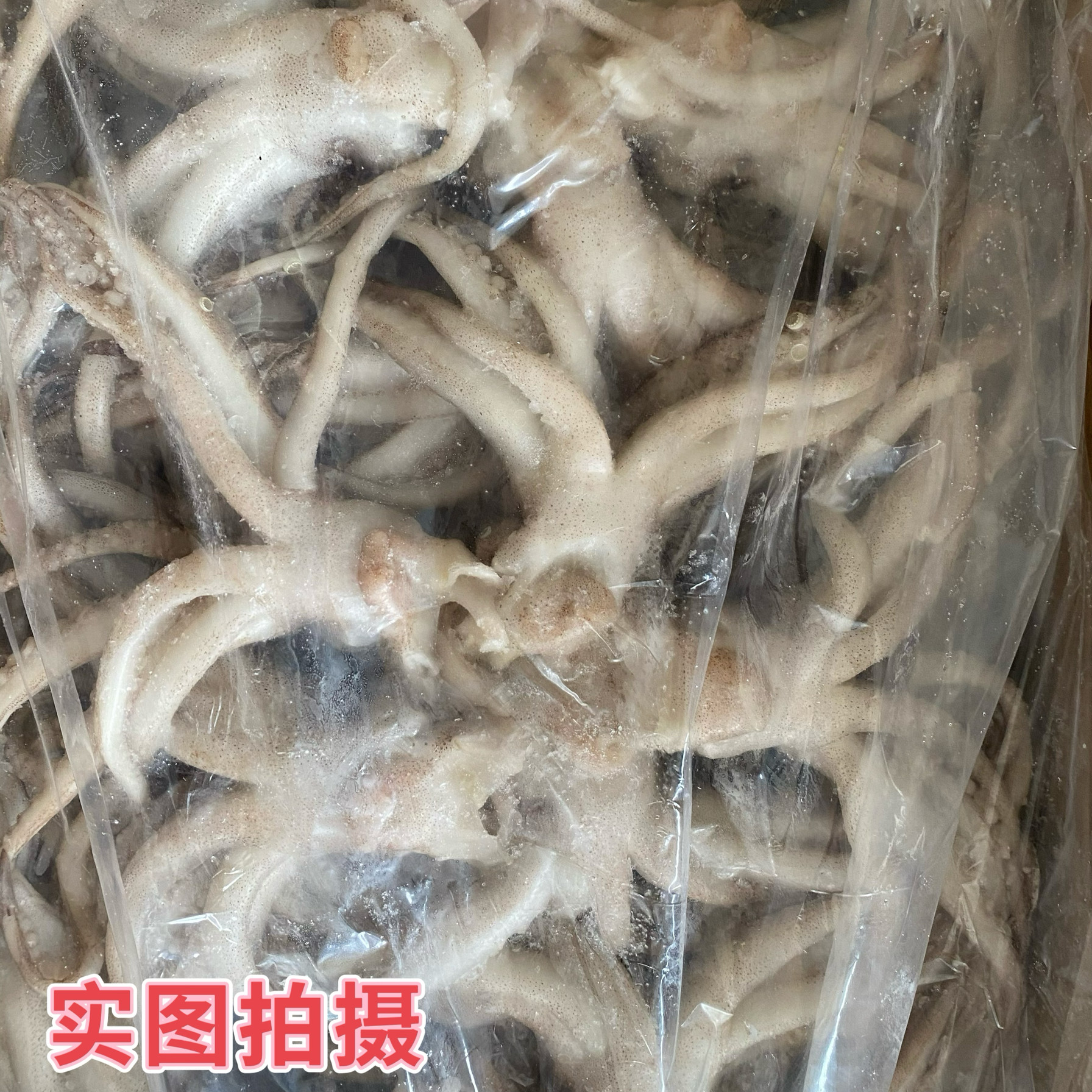 新鲜机洗鱿鱼头鱿鱼爪速冻八爪鱼火锅铁板烧烤食材海鲜水产商批发