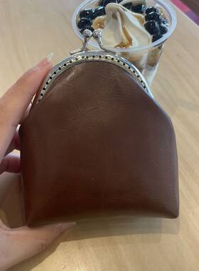 DIY材料包材料包PU皮革零钱包