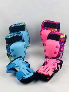 儿童护具套装儿童头盔溜冰鞋护膝轮滑板海龟护具平衡自行车俱乐部