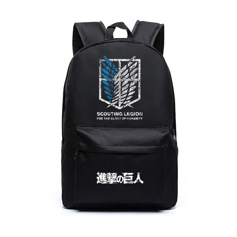 进击的巨人三笠同人大容量潮牌男女双肩包学生背包书包初高中包包