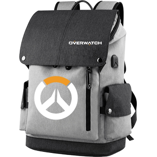 豆小萌守望先锋书包男女双肩背包动漫周边游戏源氏痛包死神双肩包