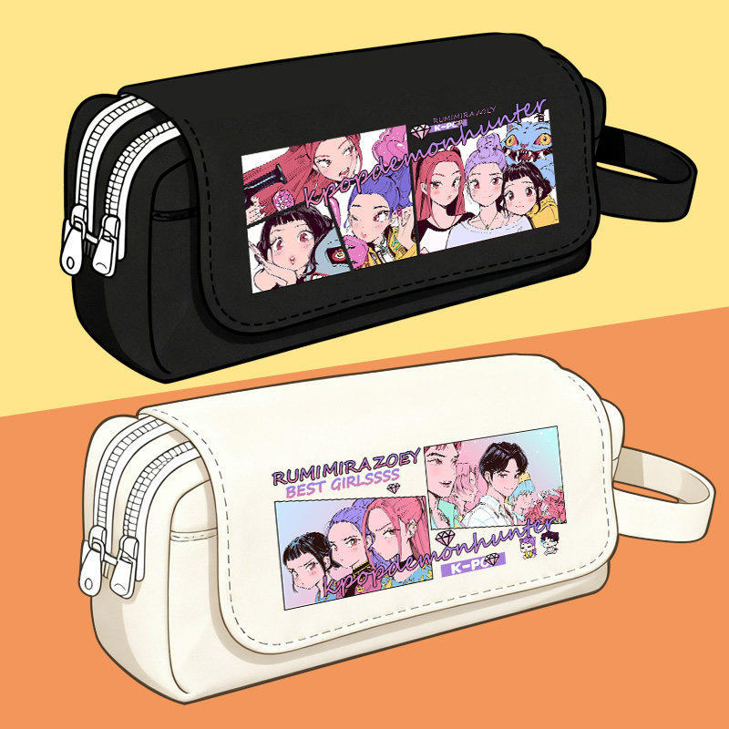 kpop猎魔女团 恶魔男团 动漫鲁米秦宇Baby周边 笔袋 大容量文具盒,模玩/动漫/周边/娃圈三坑/桌游,动漫挂件/文具,淘宝优惠券,粉丝福利购,淘宝优惠卷