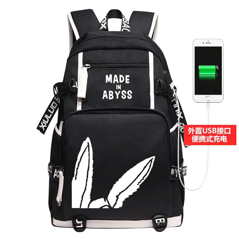 豆小萌可爱男女书包娜娜双肩包初中来自动漫深渊背包