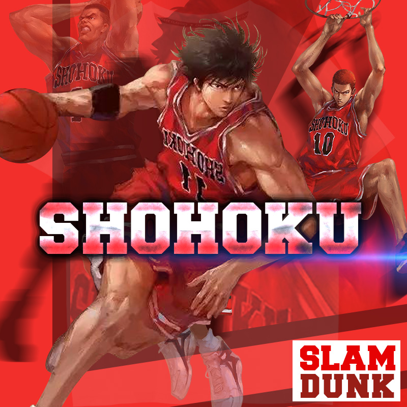 豆小萌二次元漫画灌篮高手篮球周边三井寿樱木花道流川枫短袖T恤