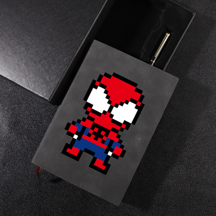 漫威英雄marvel周邊本子日記本手賬本蜘蛛俠鋼鐵俠美國隊長筆記本