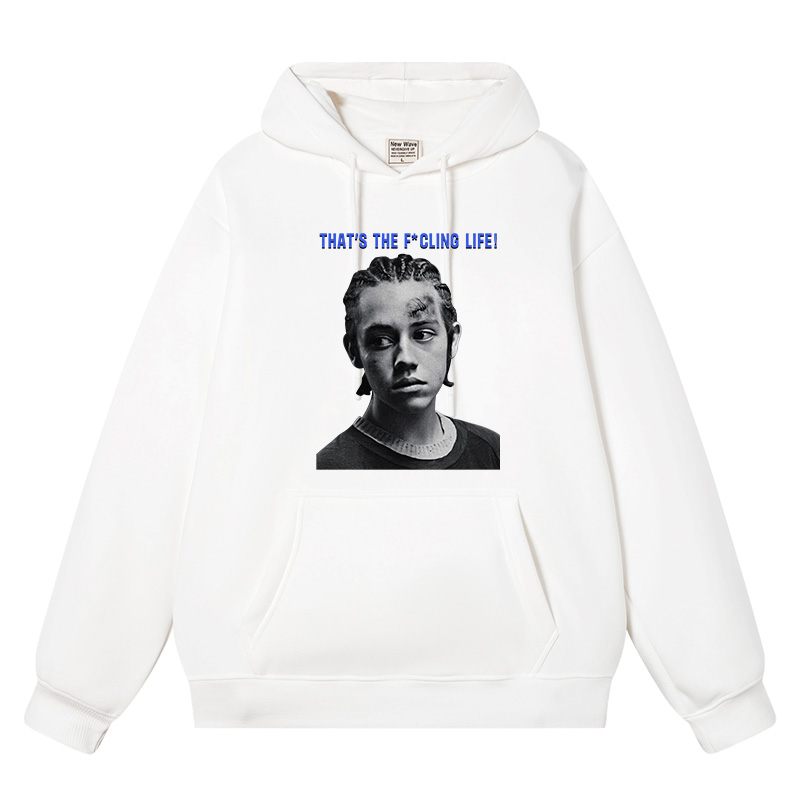 美式帽衫男ins美剧无耻之徒卡尔潮牌人物印花连帽卫衣