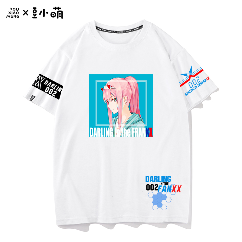 豆小萌动周边国家队darling02亲爱的弗兰克斯t恤运动球衣短袖