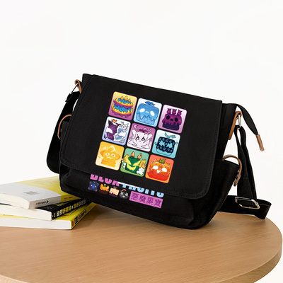 Blox fruits水果盒子恶魔游戏周边单肩包书包斜挎包小学生背包