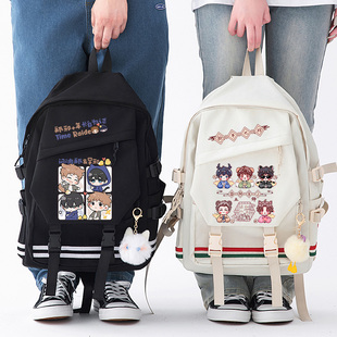 盗墓周边黑花同人笔记吴邪张起灵胖子动漫周边书包背包双肩包学生