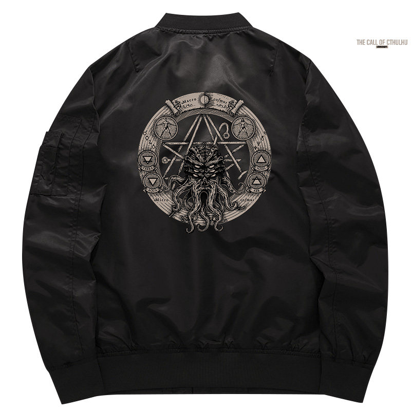 秀洛克苏鲁神话洛夫克拉夫特死灵之书秋冬加厚外套衣服飞行服夹克,模玩/动漫/周边/娃圈三坑/桌游,动漫T恤/鞋帽/服装,淘宝优惠券,粉丝福利购,淘宝优惠卷