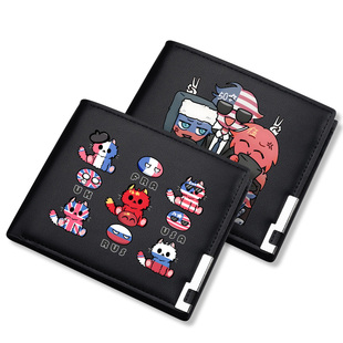 countryhumans国拟ch五常周边钱包俄瓷美法英男女学生卡包夹子